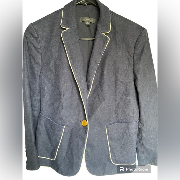 Ann Taylor Blazer Navy Size 6 - Picture 14 of 15